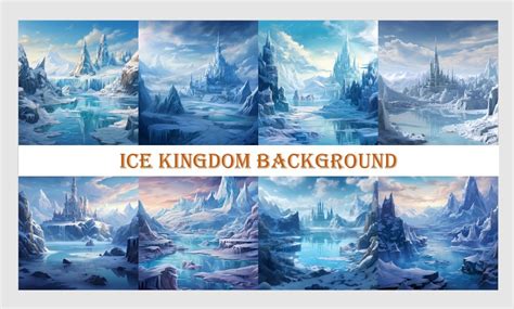 Ice Kingdom Background Graphic By Ansart Creative Fabrica