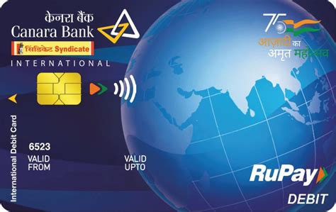 Debit Card Canara Classic Platinum Card RuPay Premium Card