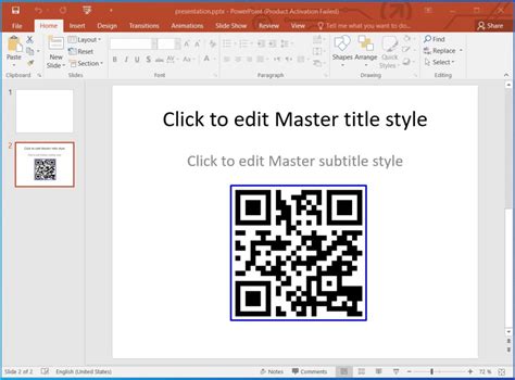 QR Code zu PowerPoint PPT PPTX in C NET hinzufügen