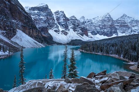 Winter at Moraine Lake / Moraine Lake / Banff / turquoise / | Etsy