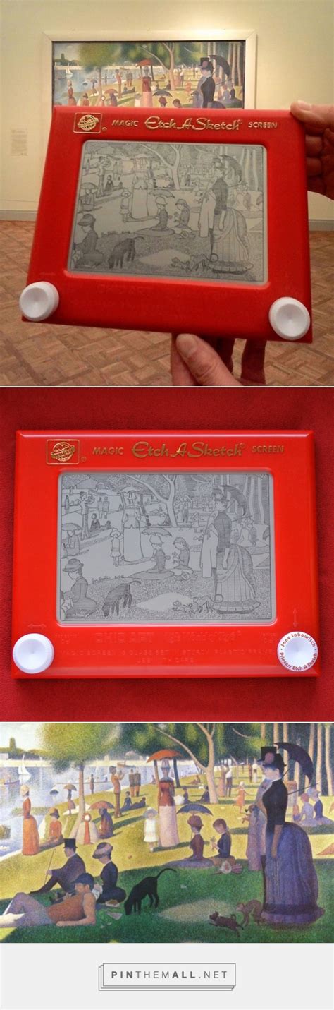 Artist Spends Over Hours Recreating Iconic Paintings On An Etch A