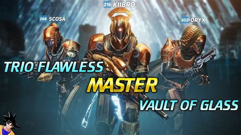 Trio Flawless MASTER Vault Of Glass Destiny 2 Season Of The Wish