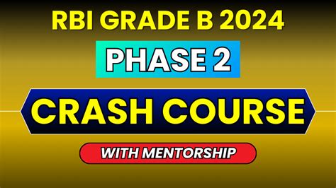 Rbi Grade B Crash Course Complete Rbi Grade B Syllabus