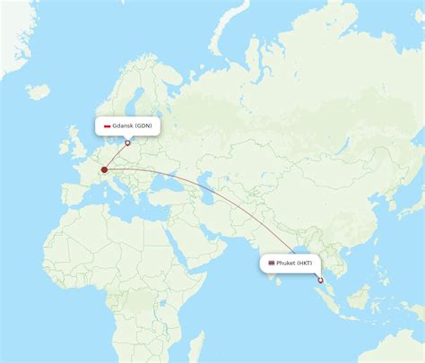 All Flight Routes From Gdansk To Phuket Gdn To Hkt Flight Routes