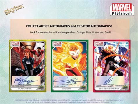 Upper Deck Marvel Platinum Trading Cards