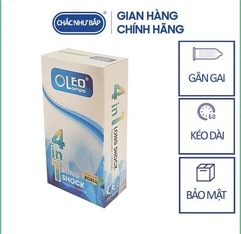 Bao Cao Su Oleo Lampo 4 In 1 Gân Gai New X18 vn