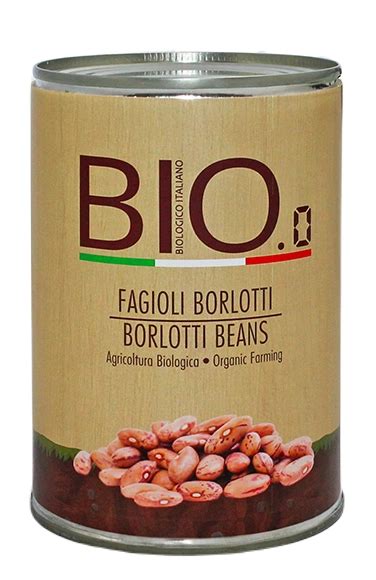 FASOLA BORLOTTI W ZALEWIE BEZGLUTENOWA BIO 400 G 240 G PUSZKA