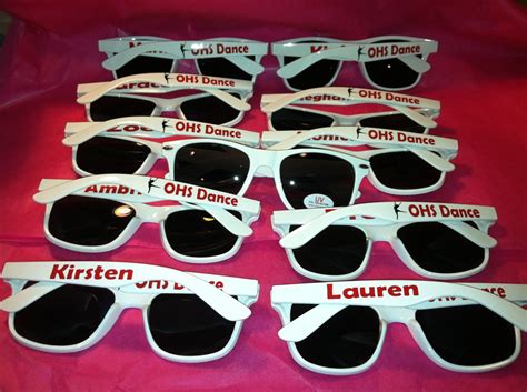 Cheerleader Dancer Personalized Sunglasses Dance Team By Cgirard5