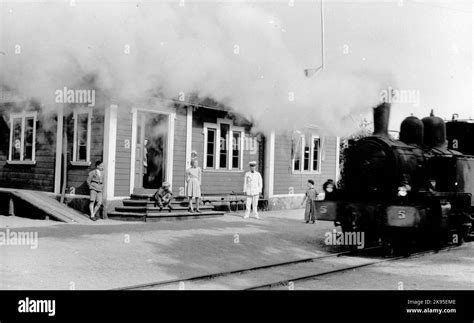 Ronneby Redd Railway Station Before The Nationalization Bkb Steam