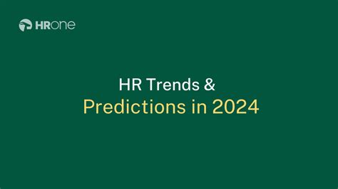 Hr Trends And Predictions In 2024 That Matter For Hr Professionals Hrone