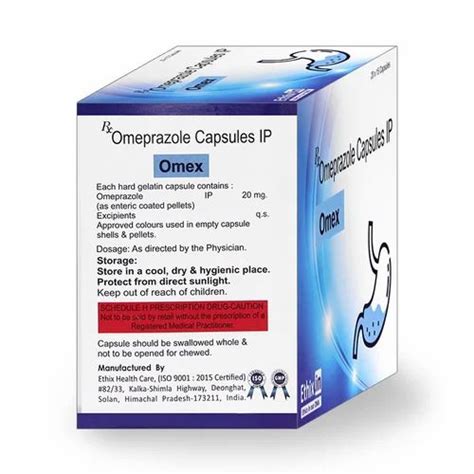 DR Ethix Omex 20 Capsules Omeprazole 20 Mg Ethix Healthcare At Rs