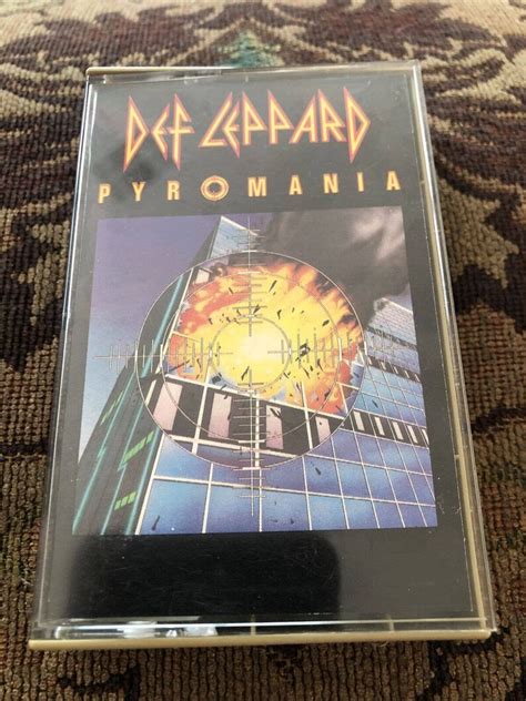 Vtg Def Leppard Pyromania Cassette Tape Mercury 1983 In Pdi Case Euc Etsy