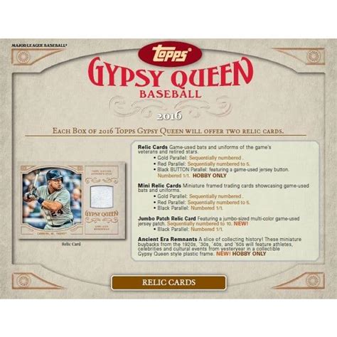 Mlb Topps Gypsy Queen Baseball Box