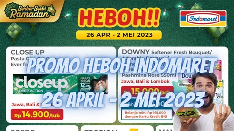 Promo Heboh Indomaret April Mei Youtube