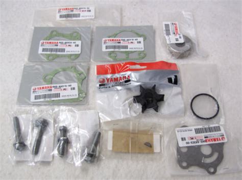 Yamaha New OEM WATER PUMP IMPELLER REPAIR KIT 6H3 W0078 02 00 EBay