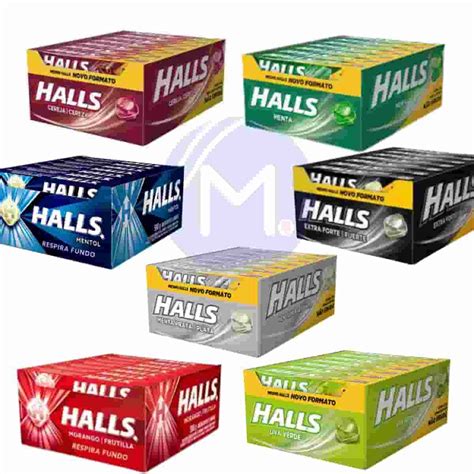 Bala Halls Display 21 Unidades Escolha O Sabor Shopee Brasil