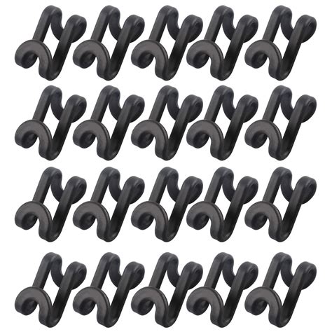 Huanledash 20Pcs Hanger Connection Hooks S Shaped Multi Layer