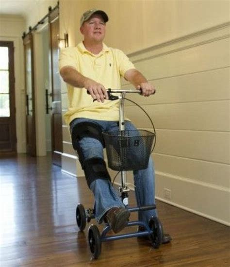 Evolution Seated Knee Scooter The Evolution Seated Knee Scooter Walker