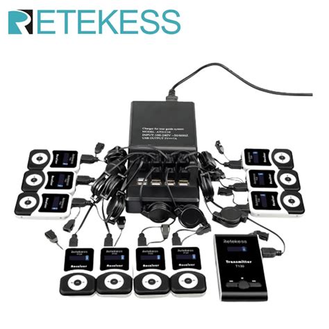 Retekess Sistema De Gu A Tur Stico T Transmisor De Audio Con Micr