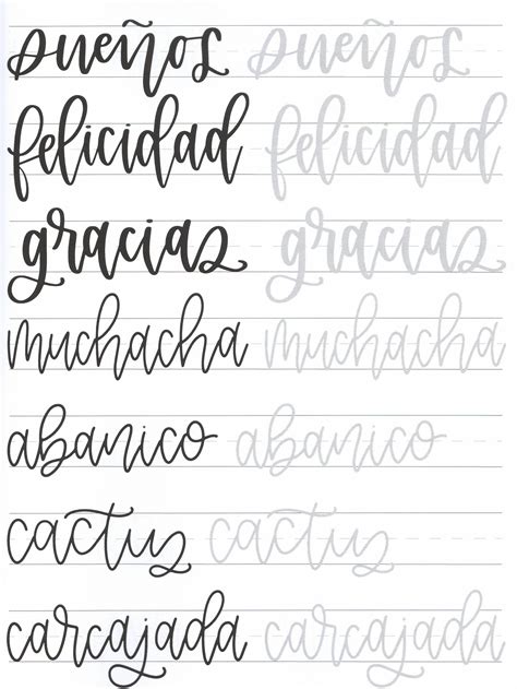 Caligrafía moderna y lettering Moldes de letras bonitas Letras del