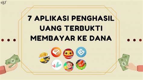 7 Aplikasi Penghasil Uang Rp 100 Ribu Perhari Terbukti Membayar