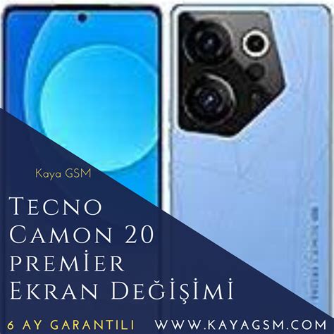 Tecno Camon Premier Ekran De I Imi Acil Cep Tamiri Kaya Gsm