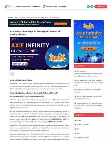 Axie Infinity Clone Script Pdf