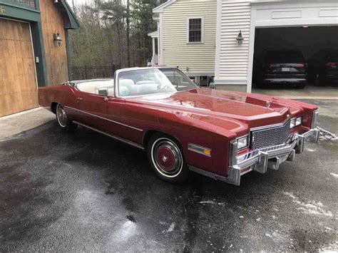 1976 Cadillac Eldorado Convertible Convertible Red RWD Automatic for sale