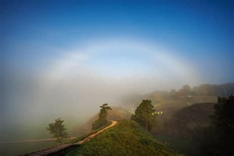 Moonbow or Nocturnal Rainbow at Night, Mystic View Stock Photo - Image of rainbow, dewbow: 257528852