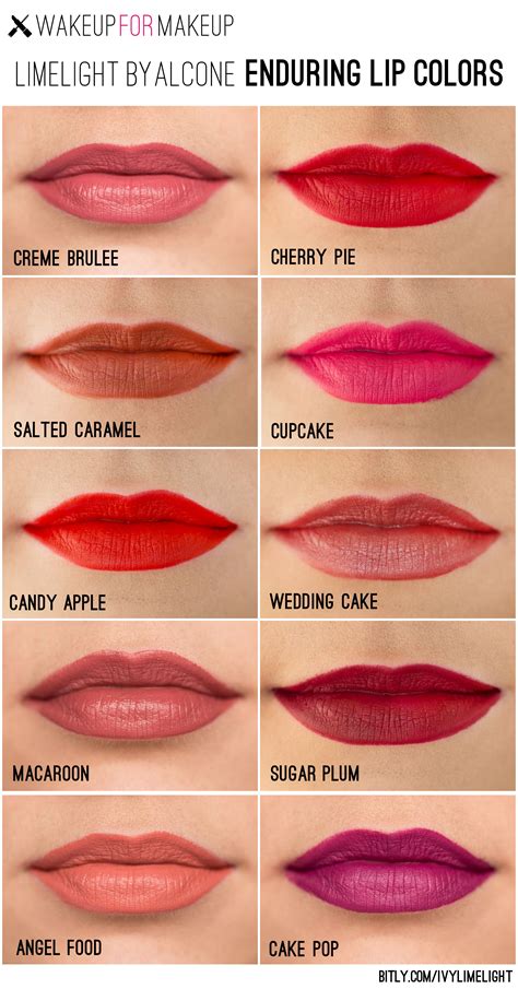 Lip Blush Color Chart