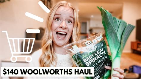 🛒 Woolworths Grocery Haul Cheap Dinner Meal Plan Youtube