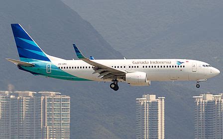 PK GMV Garuda Indonesia Boeing 737 8U3 WL