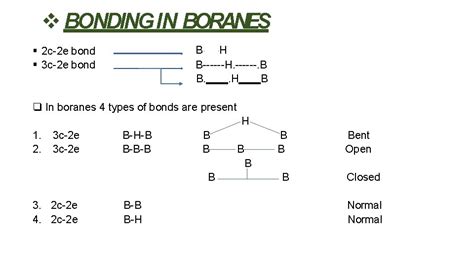 Structure And Properties Of Boranes Submitted By Dr