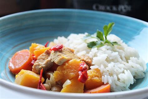 Oosterse Kalkoenblokjes Met Pompoen Slowcooker Het Beste Recept Vind