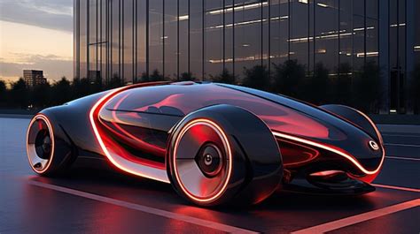 Premium AI Image | The concept car is a futuristic design that is made ...