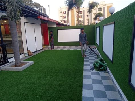 Pp Artificial Grass For Indoor And Outdoor Unit Size Mtr X Mtr At