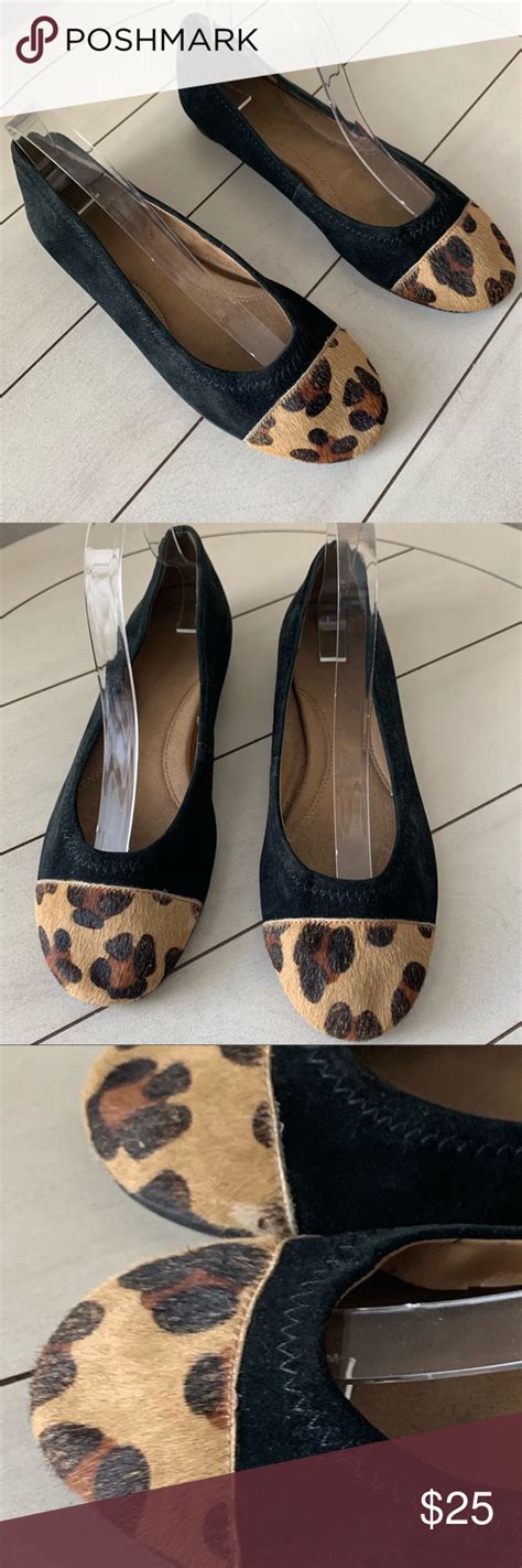 Aerosoles Black And Cheetah Leopard Flats Leopard Flats Flat