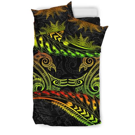 Aio Pride New Zealand Piece Duvet Cover Set Reggae Manaia Maori