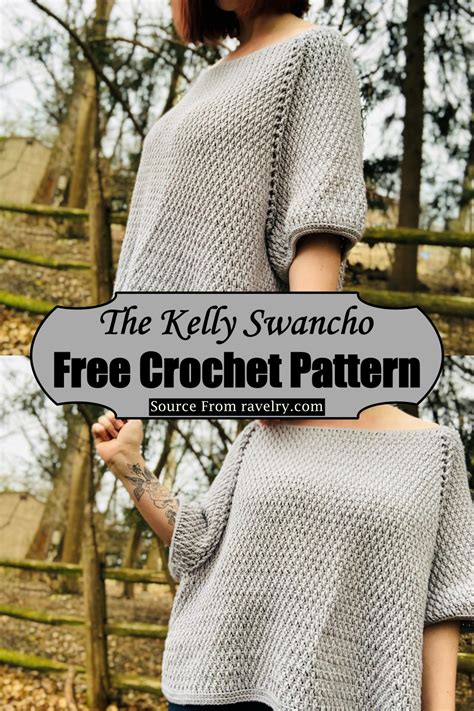 8 Free Crochet Swoncho Patterns DIYsCraftsy