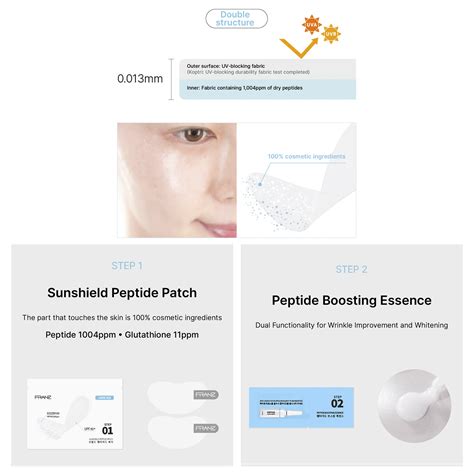 Franz Naked Sunshield Peptide Patch Pairs For Skincare And Sun