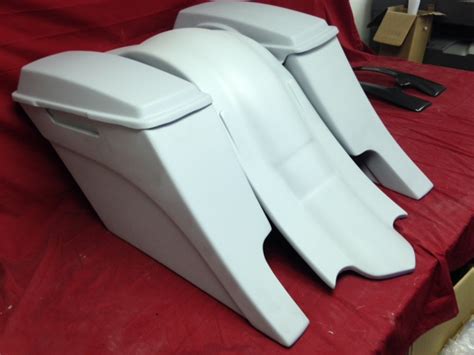 Harley Davidson Extended Stretched Out Down Saddlebags With