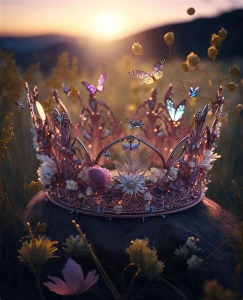 Fantasy crown | Радужные шары, Цветочные феи, Пророческое искусство