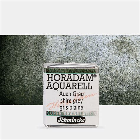 Schmincke Horadam Watercolour Paint Supergranulation Half Pan Shire Grey Jackson S Art