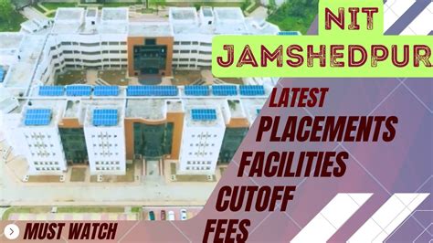 NIT JAMSHEDPUR NIT JAMSHEDPUR EVERY BRANCH PLACEMENT FEES CUTOFF