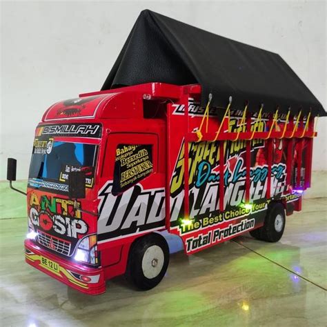 Jual Mobil Truk Oleng Kayu Truck Mainan Mobilan Truk Miniatur FULL