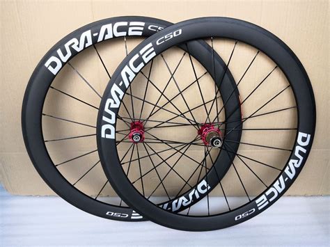 DURA ACE Carbon Road Wheels Tubular Clincher 50mm 60mm 700C Wheelset