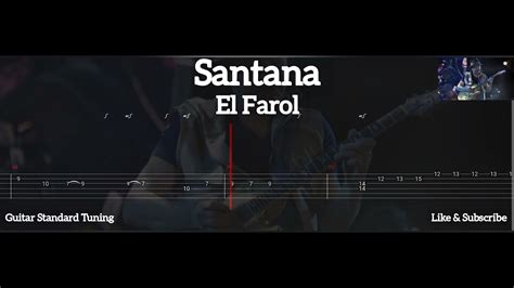 Santana El Farol Tab Guitar YouTube