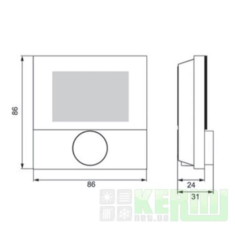 SFEER001230 Регулятор температуры kermi LCD x net 230V