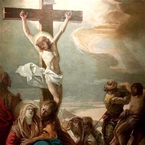 12 Jésus meurt sur la croix Giandomenico Tiepolo Via Crucis Eglise