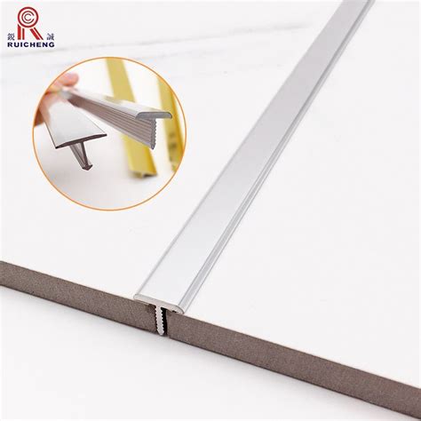 T Shape Aluminium Transition Strip Ceramic Protection 0 55mm Thickness